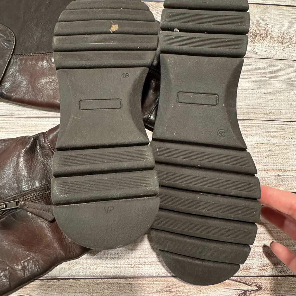 Miz Mooz Dark Brown Leather Winter Boots - Picture 2 of 5